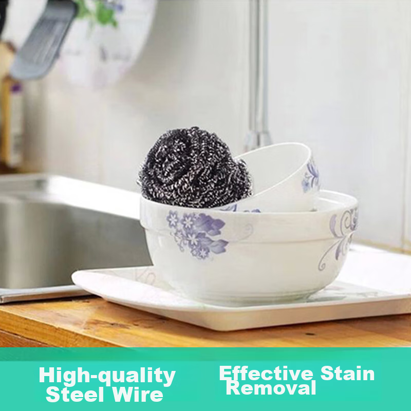 Jiecheng Stainless Steel Large Wire Scrubbers, 20 Grams Each, 20 Pieces Per Pack...