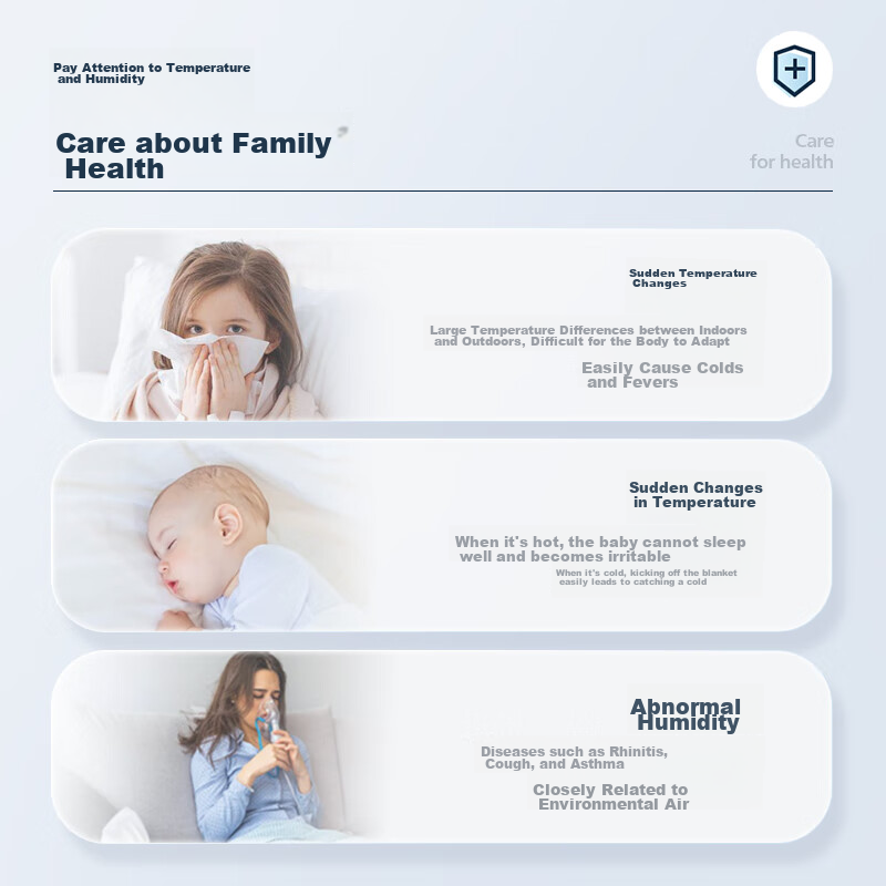 Mashi Thermometer Alarm Clock, Indoor Temperature Meter, Baby Room LCD Screen, M...