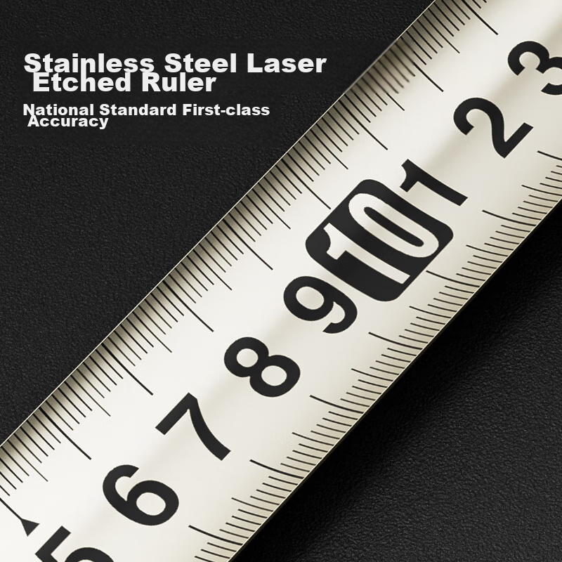 Shengda Stainless Steel Hollow Steel Tape Measure, Carpenter's Ruler, Box Ruler,...