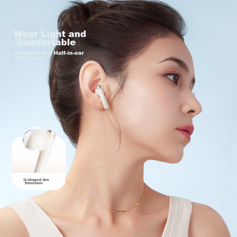 Edifier Hua Zai Magic ANC True Wireless Bluetooth Earbuds, Semi In-Ear Active No...