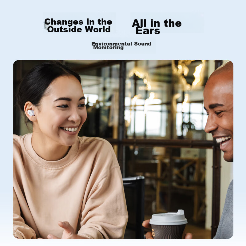 Edifier TWS1 ANC True Wireless Active Noise Cancelling Bluetooth Earbuds, Blueto...