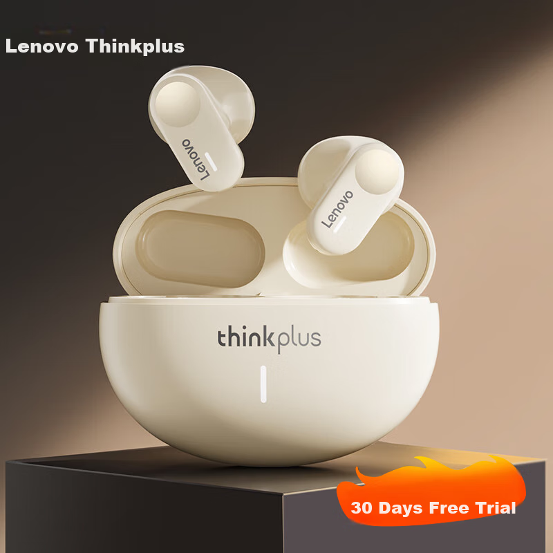 Lenovo LP19 True Wireless Bluetooth Earbuds In-Ear Sports Running Music High Sou...