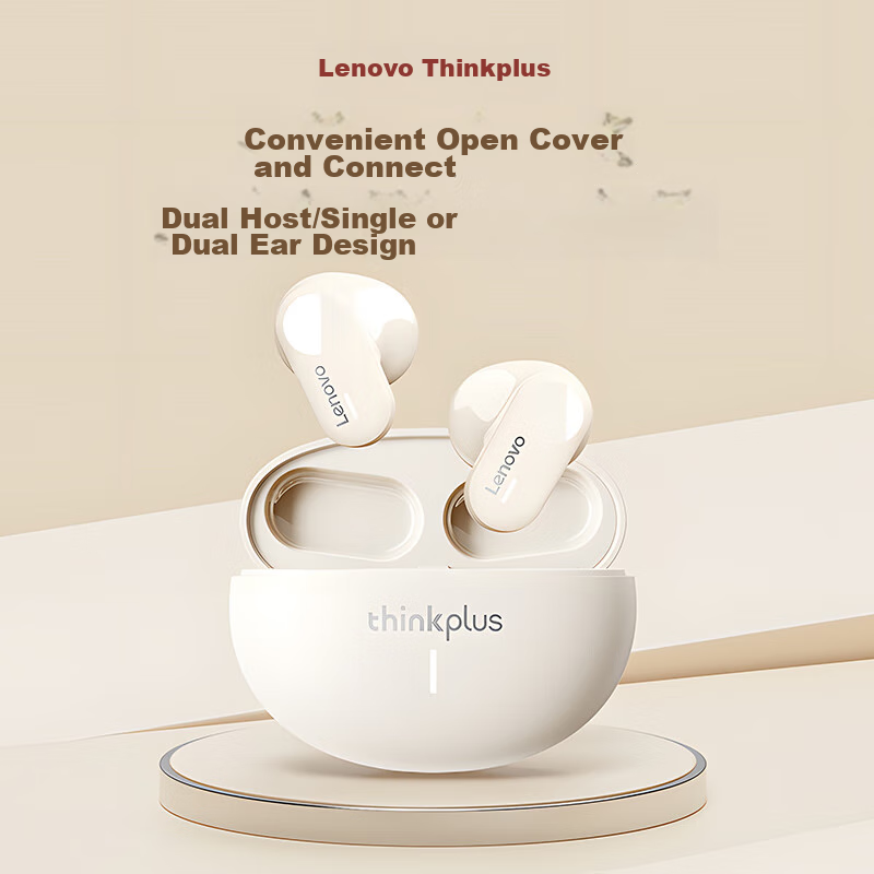 Lenovo LP19 True Wireless Bluetooth Earbuds In-Ear Sports Running Music High Sou...