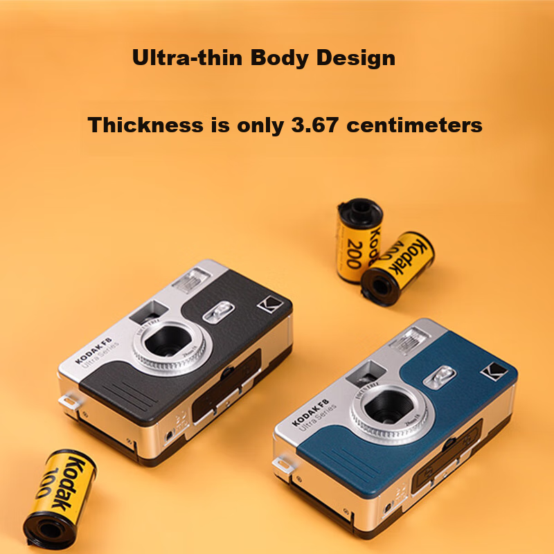 Kodak Film Camera Ultra F8, Non-Disposable Vintage Film Camera with Flash, 135 F...