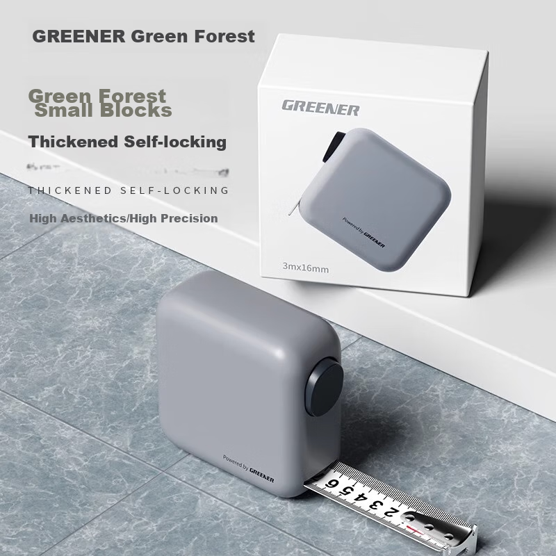 Lülin Steel Tape Measure, Square Measuring Tool for Home Use, 0 Screw Design for...