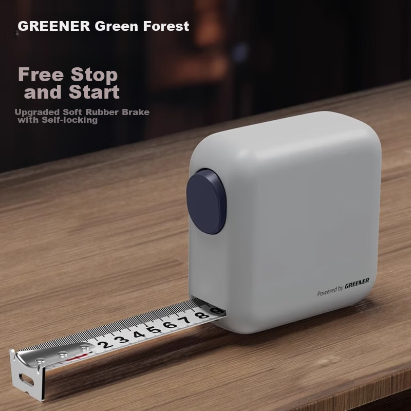 Lülin Steel Tape Measure, Square Measuring Tool for Home Use, 0 Screw Design for...