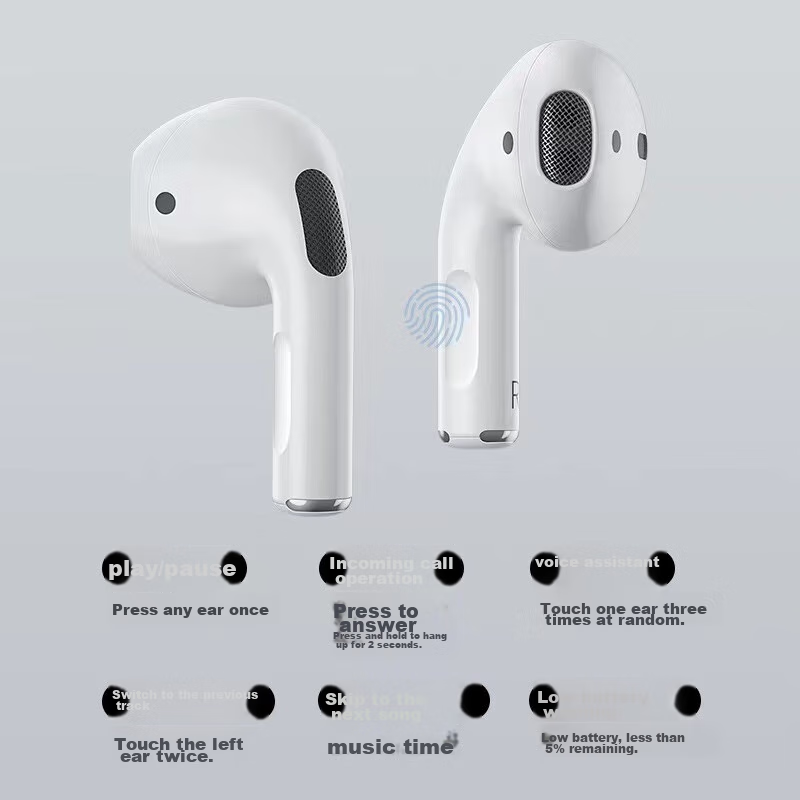 Lenovo Laike EW310 True Wireless Bluetooth Earbuds, Semi-In Touch Control Music...