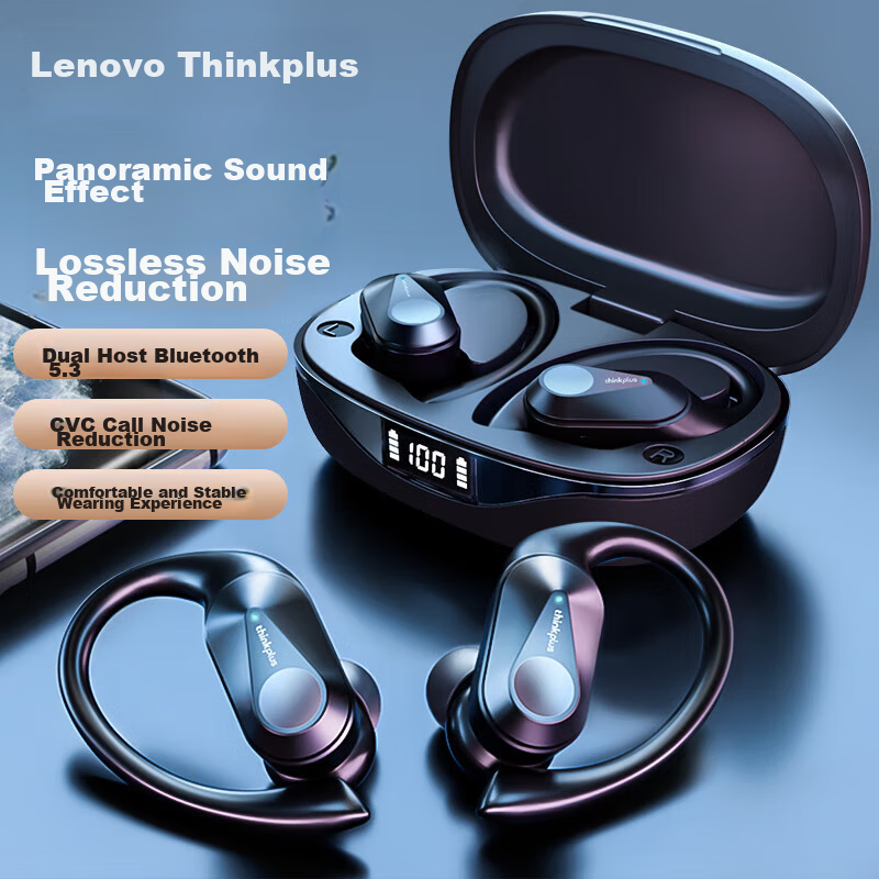 Lenovo [2025 Professional Sports Edition] True Wireless Bluetooth Sports Earbuds...
