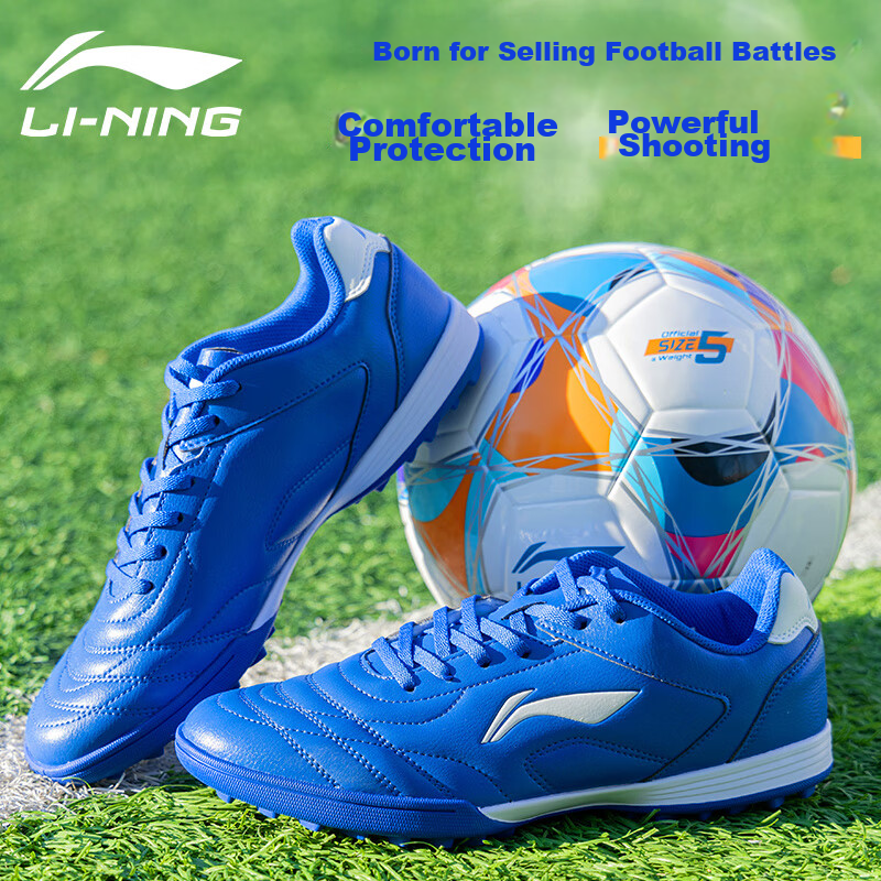 Li-Ning Soccer Shoes for Men, TF Turf Cleats, for Adults, Teenagers, Elementary...
