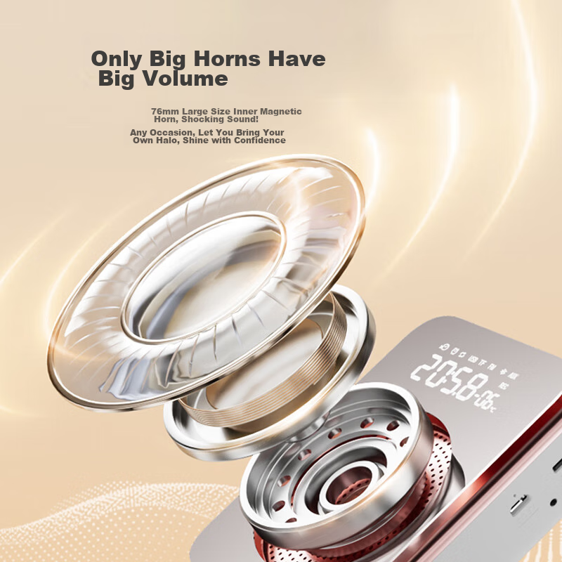 Soaiy S350 Portable Amplifier for Teachers, Loudspeaker with TF Card, USB Drive,...