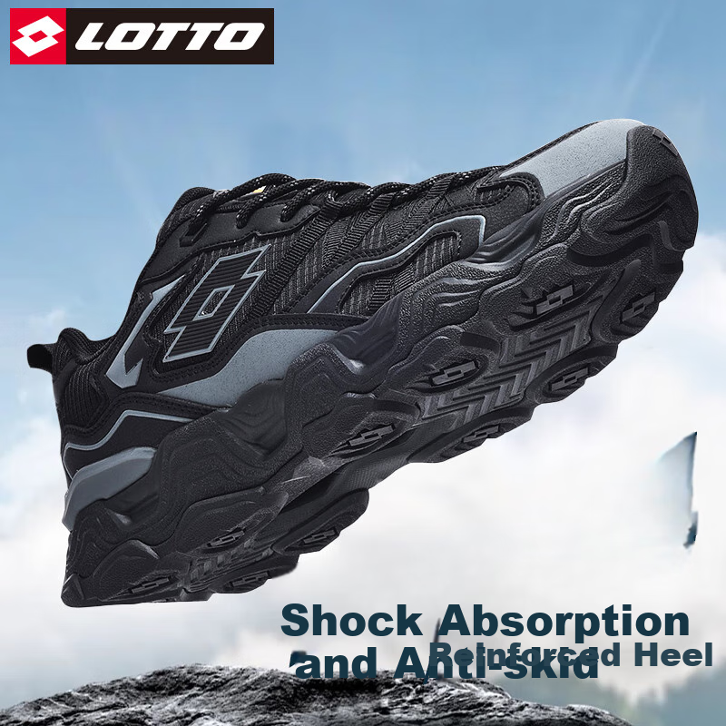 LOTTO Men's Sports Shoes Hiking Shoes Outdoor Lightweight Casual Shoes Shock Abs...