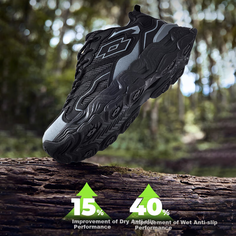 LOTTO Men's Sports Shoes Hiking Shoes Outdoor Lightweight Casual Shoes Shock Abs...