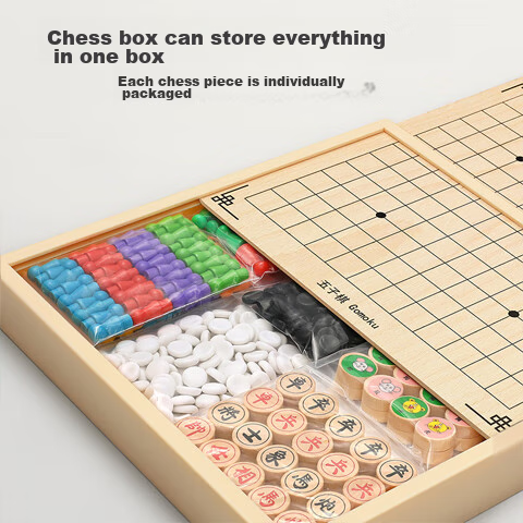 Xingxingzhou Children's Toy Chess, Checkers, Gomoku, Ludo, Birthday Gift, Multif...