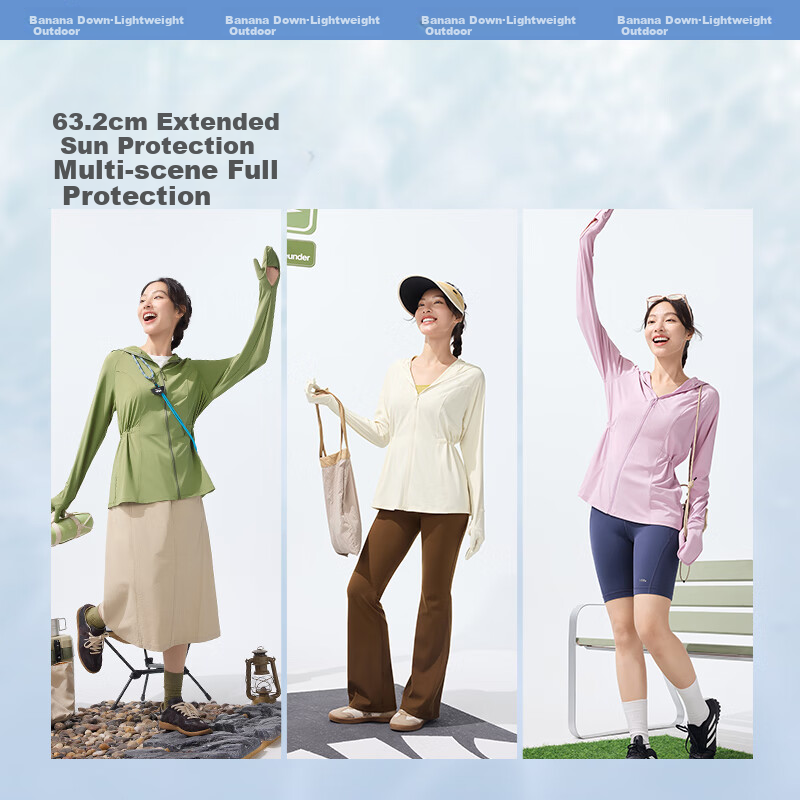 Beneunder Sun Protection Clothing for Women, UV-Resistant, Full Protection, Adju...