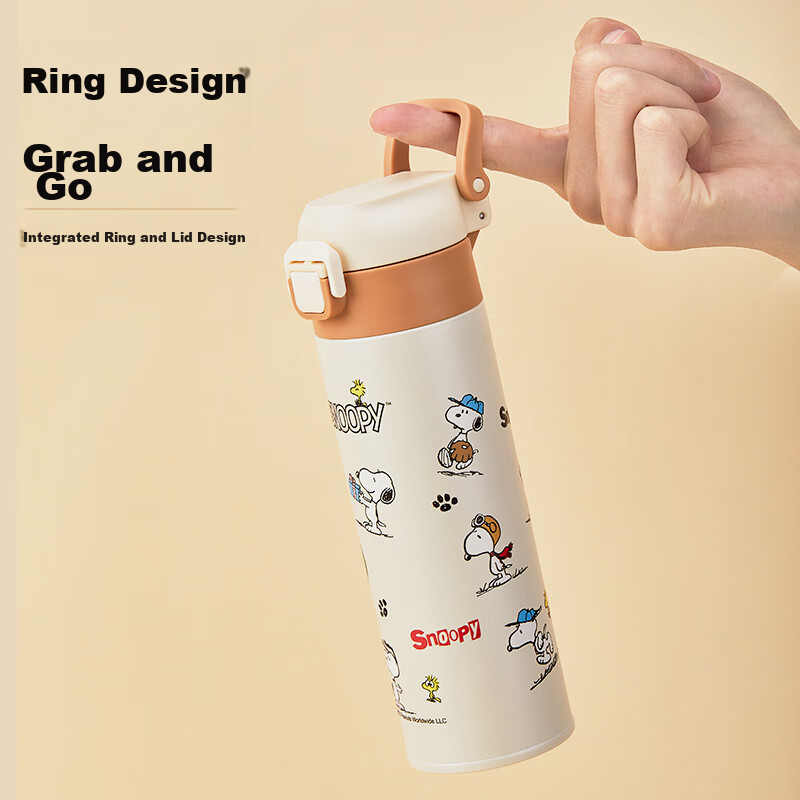 Snoopy Children's Insulated Cup, 316 Stainless Steel, for Boys And Girls, Elemen...