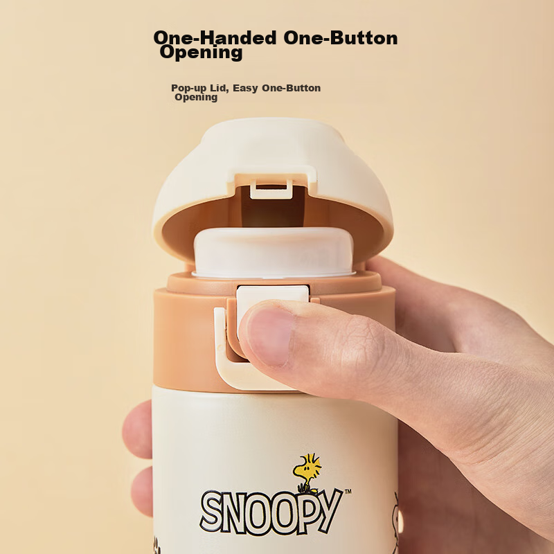 Snoopy Children's Insulated Cup, 316 Stainless Steel, for Boys And Girls, Elemen...