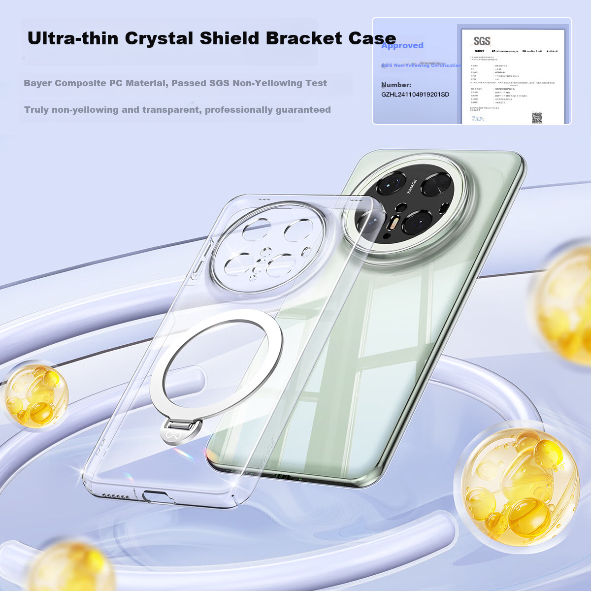 Xundie [Jingtou] Case for Huawei Mate 70, Full Lens Protection, Shockproof, 360°...