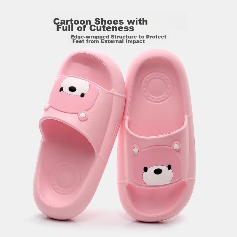 TZLDN Cartoon Slippers for Children Summer Indoor Outdoor Boys Girls Anti-Slip B...