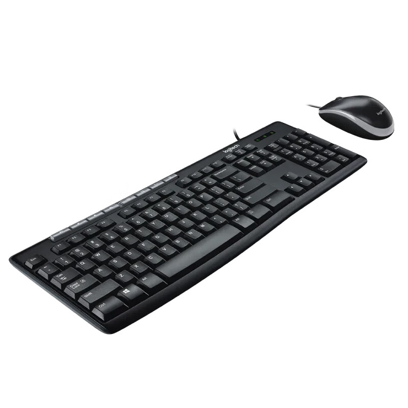 Logitech MK200 Enterprise-Grade Wired Keyboard And Mouse Combo, USB Compatible f...