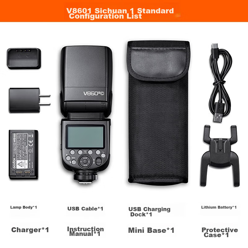 Sheniu V860III Third-Generation Hot Shoe Flash for Canon DSLR And Mirrorless Cam...