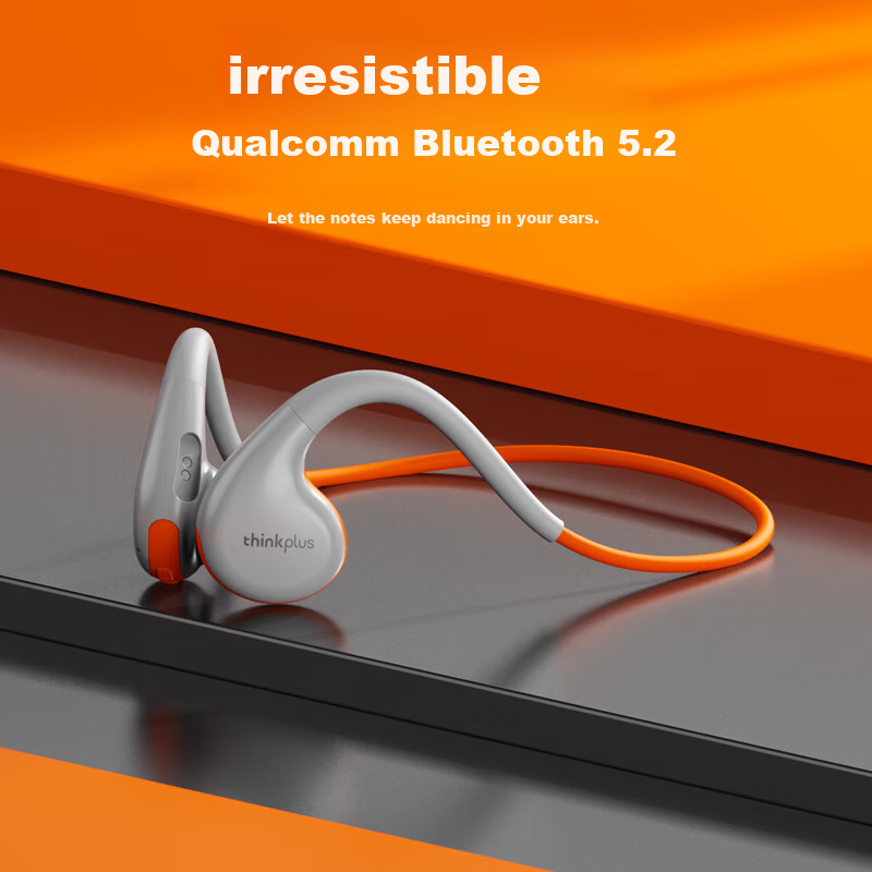 Lenovo Bone Conduction Sports Bluetooth Headphones, IPX7 Waterproof And Dustproo...