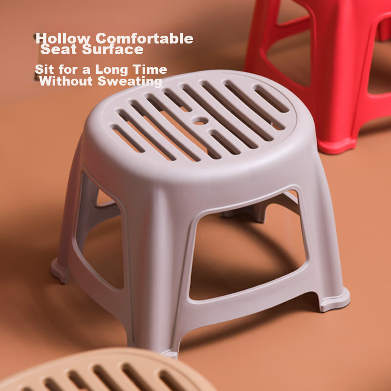 Jingzao Classic Series Stackable Small Stool, Household Plastic Stool, Children'...