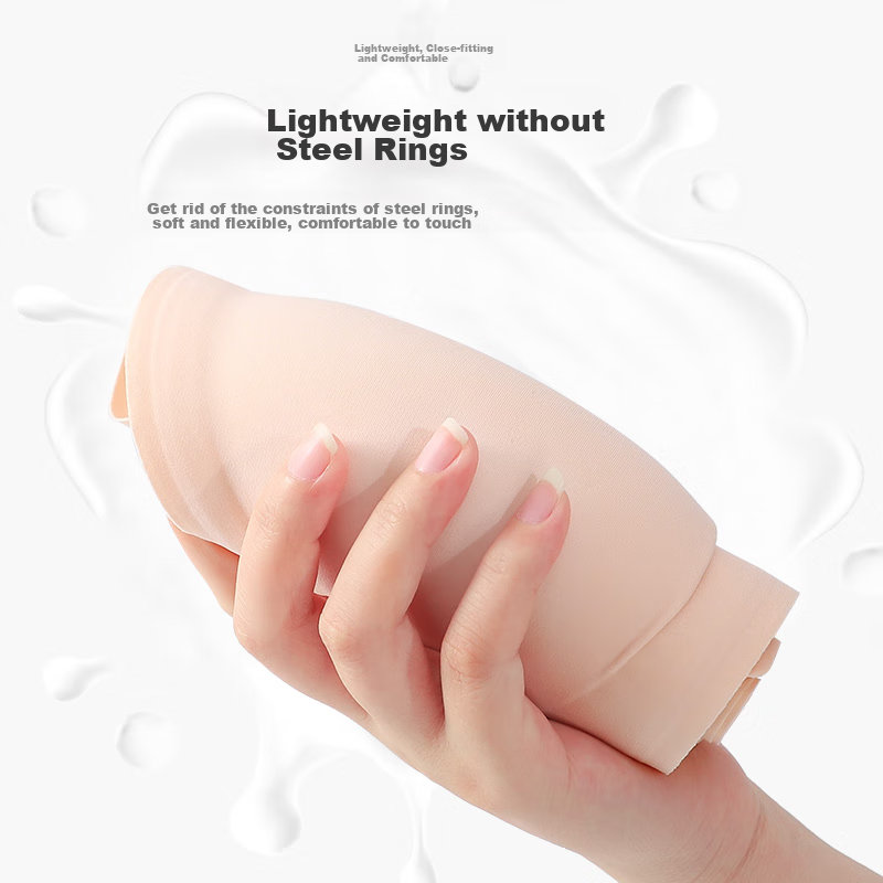 Langsha Strapless Bra for Women, Thin Style, Makes Breasts Appear Smaller, Push-...