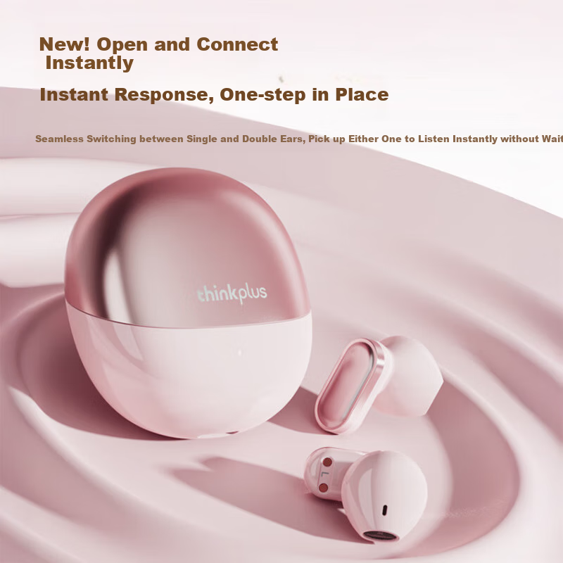 Lenovo True Wireless Bluetooth Earbuds, Semi-In Running Sports High-Definition C...