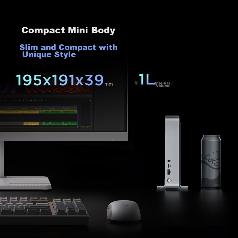 Lenovo Xiaoxin Mini Pocket Mini PC High-Performance Business Mini Desktop Comput...