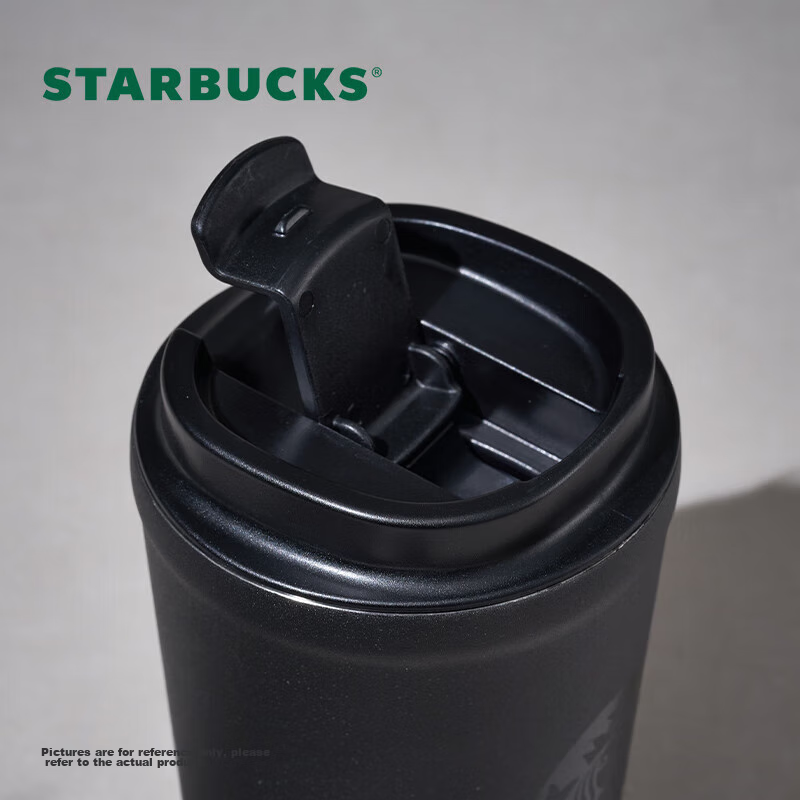 Starbucks Classic Obsidian Black Insulated Tumbler 355ml Coffee Mug Cold Water C...