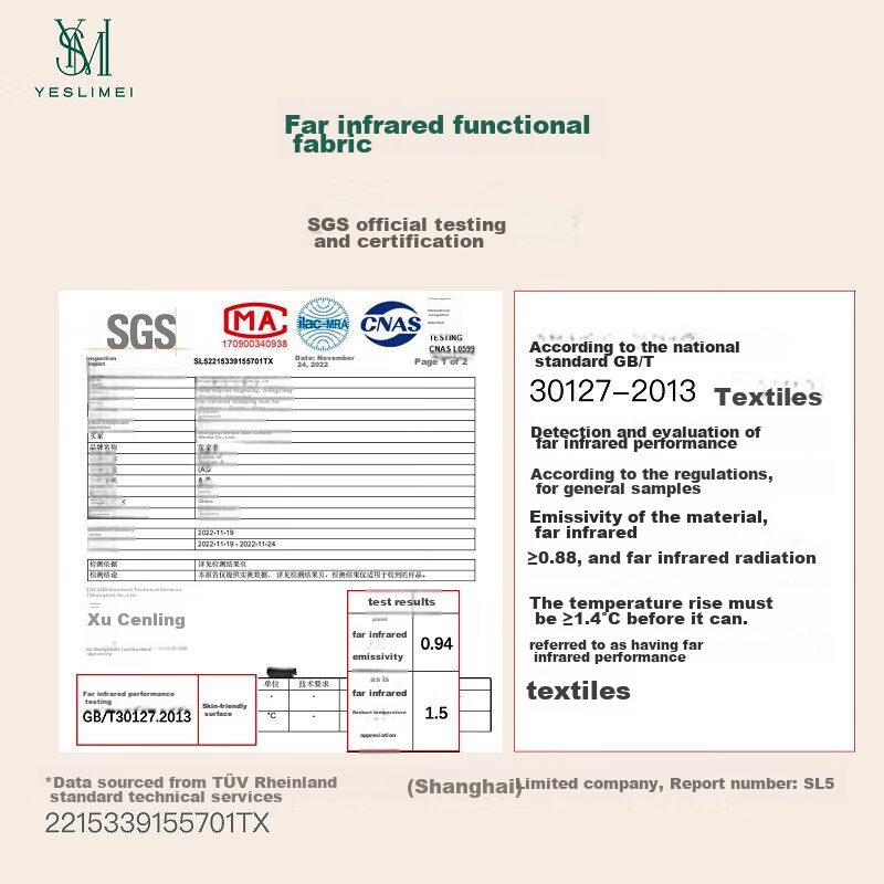 Yishumei V Face Sculpting Mask, Nasolabial Folds, Sleep Mask, Far-Infrared Anti-...