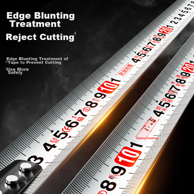 Shengda Steel Tape Measure, Carpenter's Ruler, Box Ruler, Renovation Measuring T...