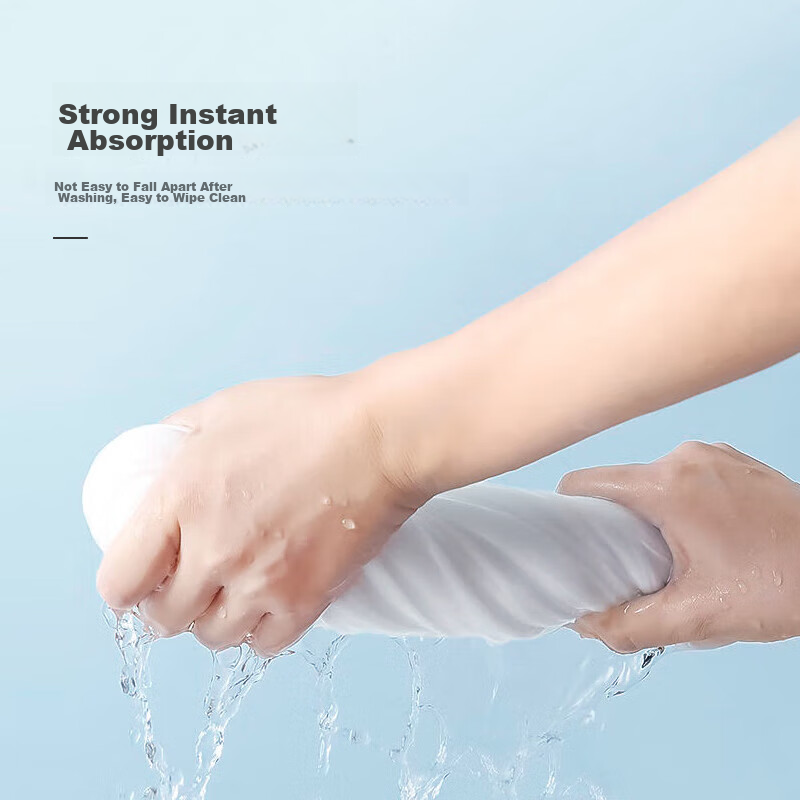 Xinqin Disposable Pearl Pattern Face Towels, Highly Absorbent, Travel-Friendly,...