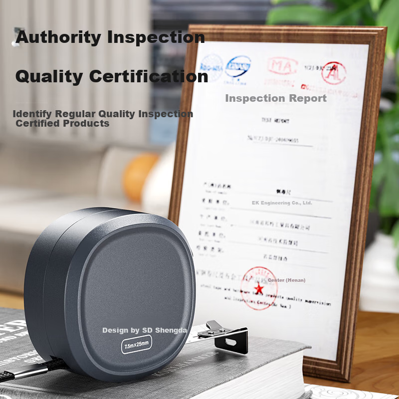 Shengda Self-Locking Steel Tape Measure, Carpenter's Ruler, Box Ruler, Renovatio...