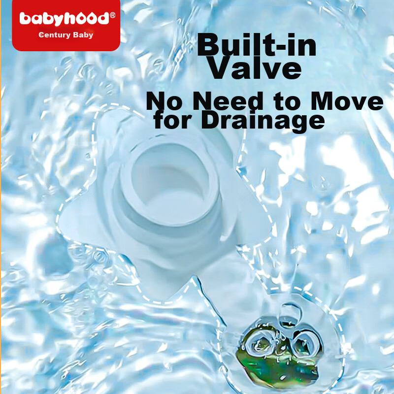 Babyhood Baby Bath Tub, Baby Sitting Bath, Free Bath Mat + Thermometer, Suitable...