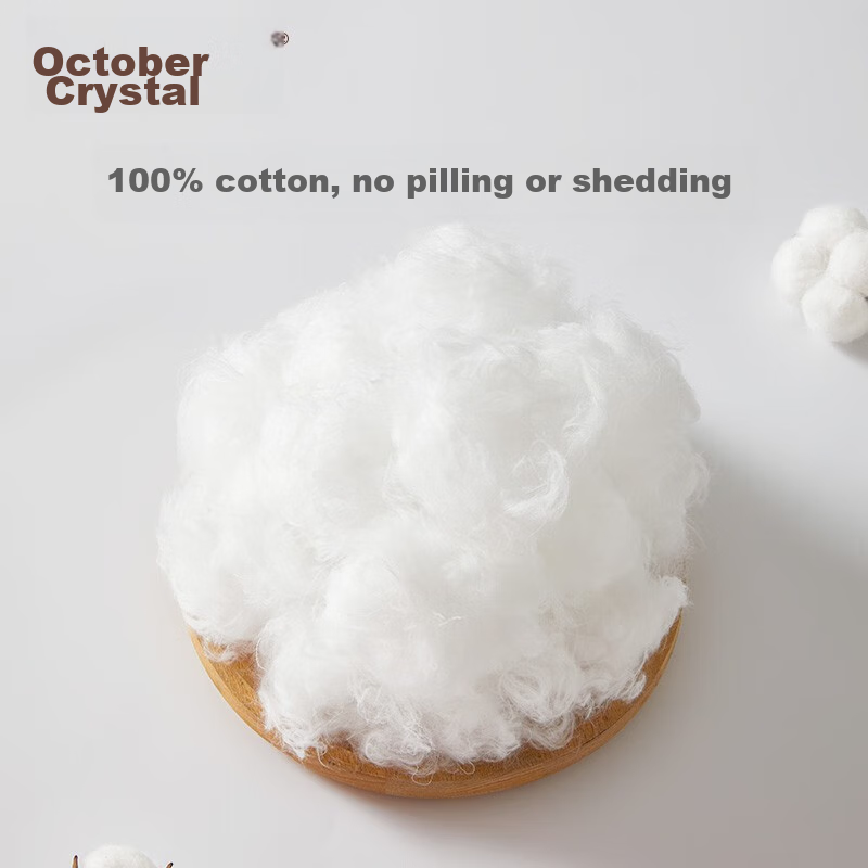 October Crystal Baby Soft Cotton Wipes, Dual-Use for Dry And Wet, Pure Cotton Pa...