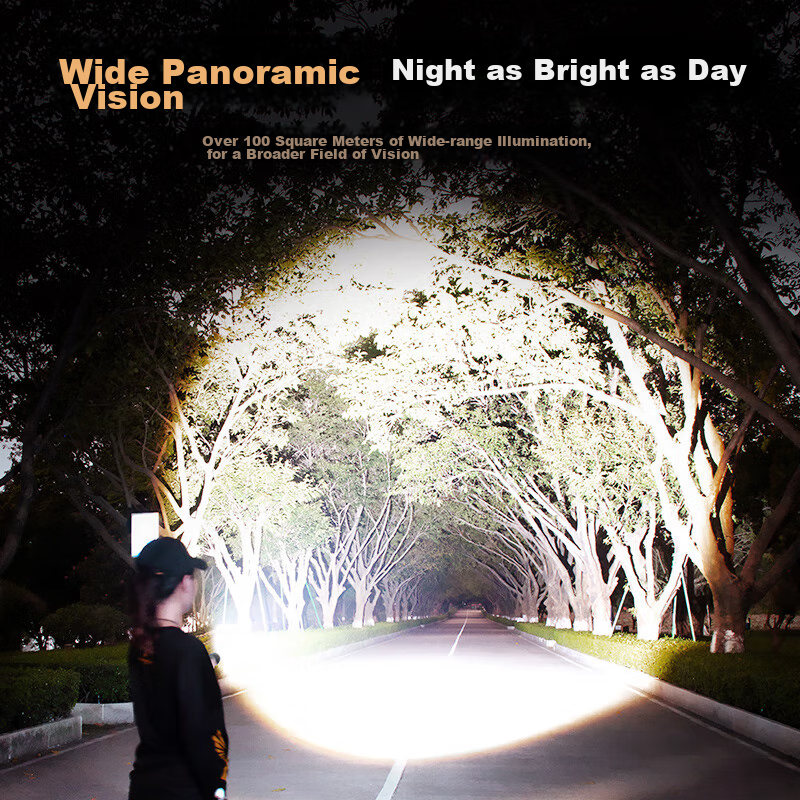 Tianhuo Flashlight, High Brightness, Long Battery Life, Outdoor Survival, Laser...