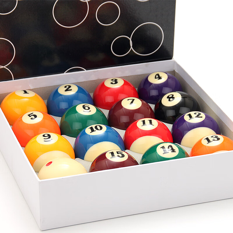 New Power Billiard Balls, High-Quality Pool Balls, American-Style Large Size, 16...