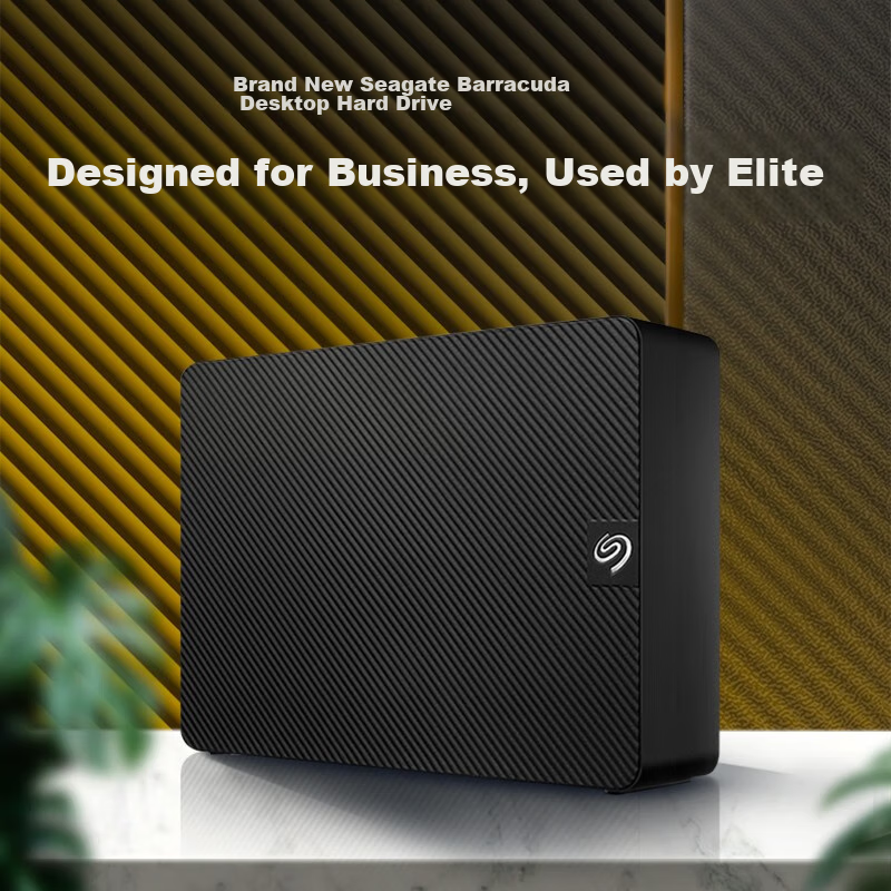 Seagate Desktop Portable Hard Drive, 10TB, Seagate BarraCuda, 3.5-Inch, Mechanic...