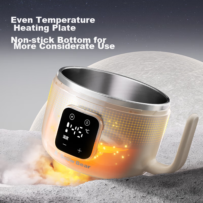 SnowBear Baby Food Bowl, 316L Stainless Steel, Intelligent Constant Temperature,...