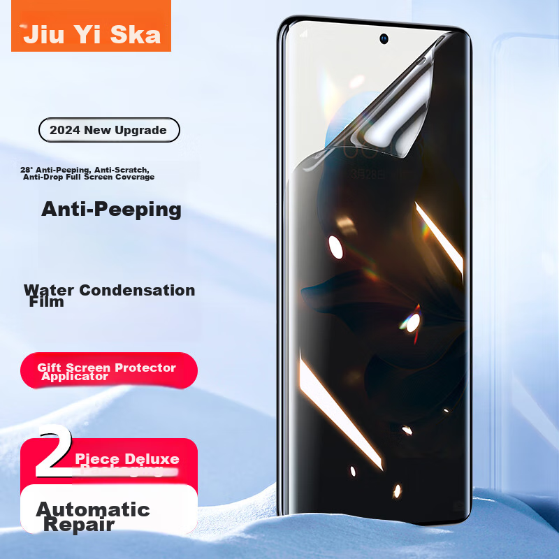 Yisika [Full Screen Nano Privacy 2 Pieces] Hydrogel Film for Honor 100, Honor 90...