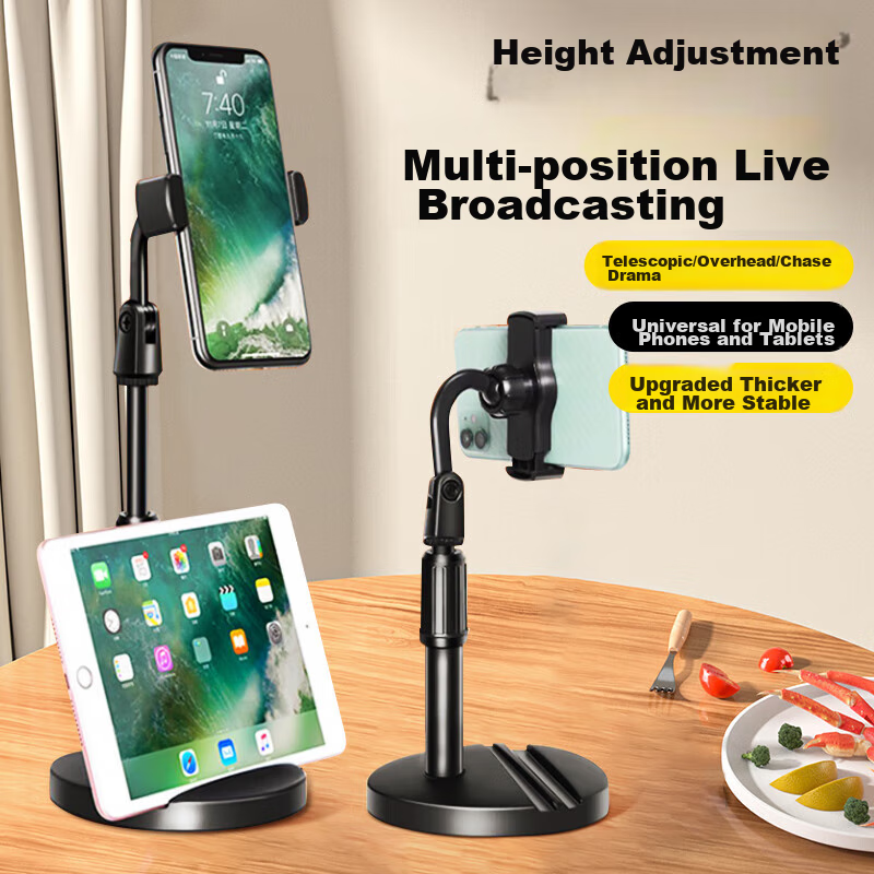 Stiger Phone Stand, Desktop Live Streaming Multi-Position Selfie Stand, Lazy Bed...