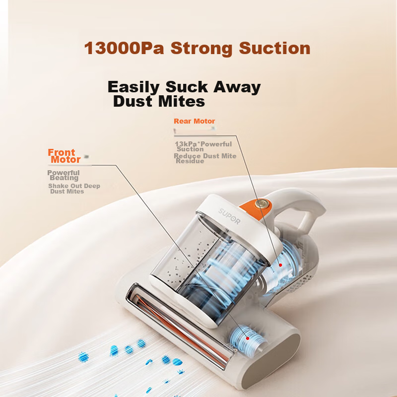 SUPOR [National Subsidy] Mite Remover, Bed Bug Ultrasonic Physical Mite Removal,...
