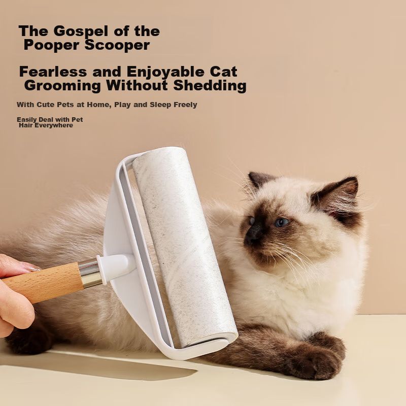 XINJUNLONG Pull-Type Dust Removal Roller Lint Remover Set for Pets, Cats And Dog...