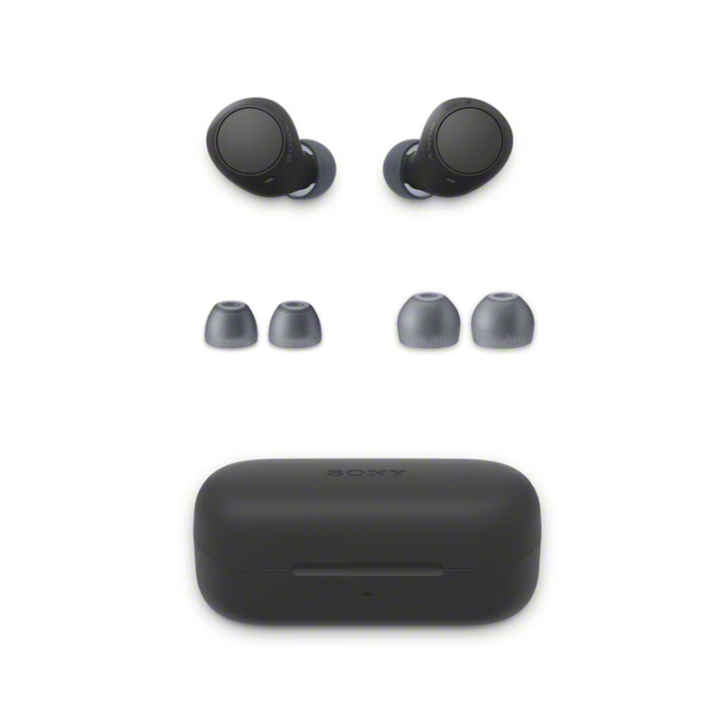 Sony WF-C510, Black, Lightweight And Comfortable True Wireless Earbuds, Qixi Gif...