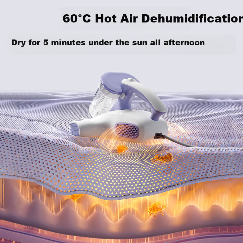 Jingzao Little Seal Lite Mite Remover Vacuum Cleaner All-In Machine with Dual Cu...