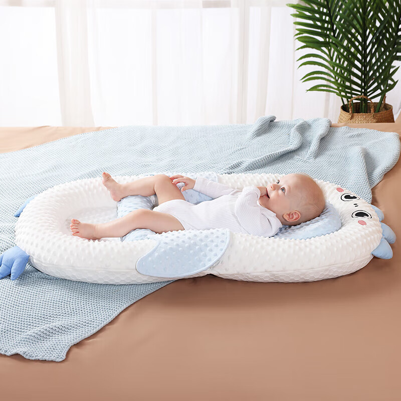 Leyunbao Baby Bedside Crib, Newborn Bionic Bed, Inclined Pillow Pad, Portable Sl...