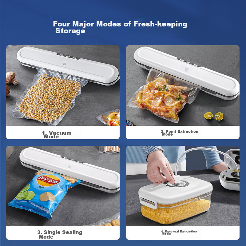 Jingzao Vacuum Sealer, Fully Automatic Vacuum Packaging Machine, Powerful Sealer...
