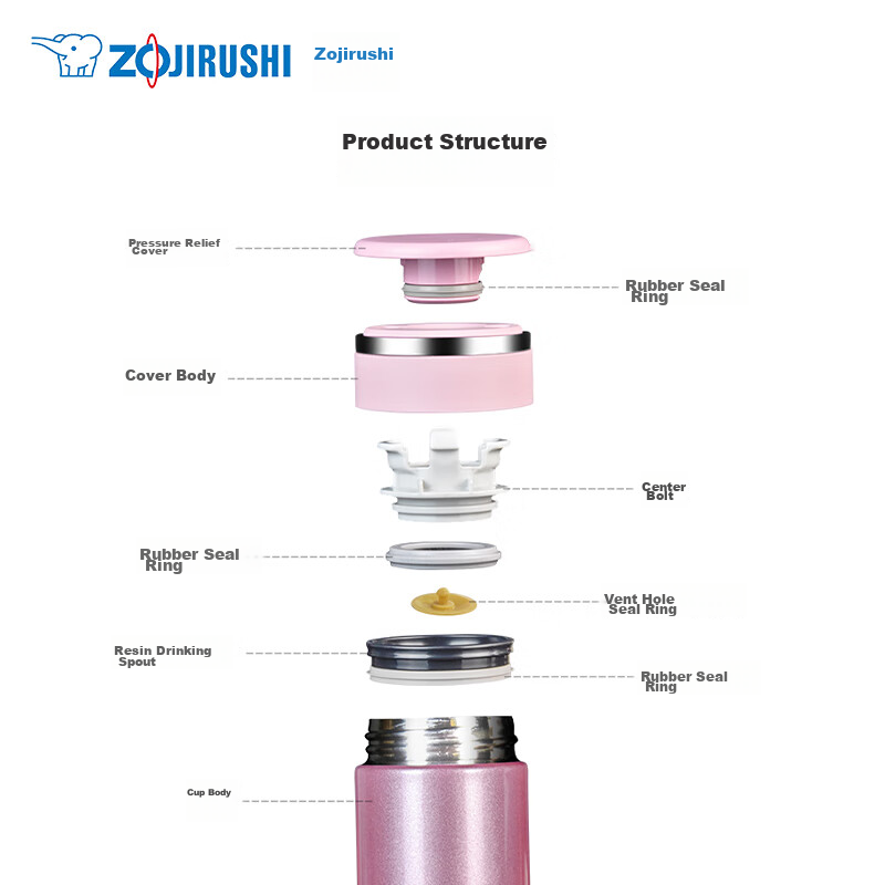 ZO JIRUSHI Large Capacity Stainless Steel Insulated Mug 480ml for Men, Women, St...
