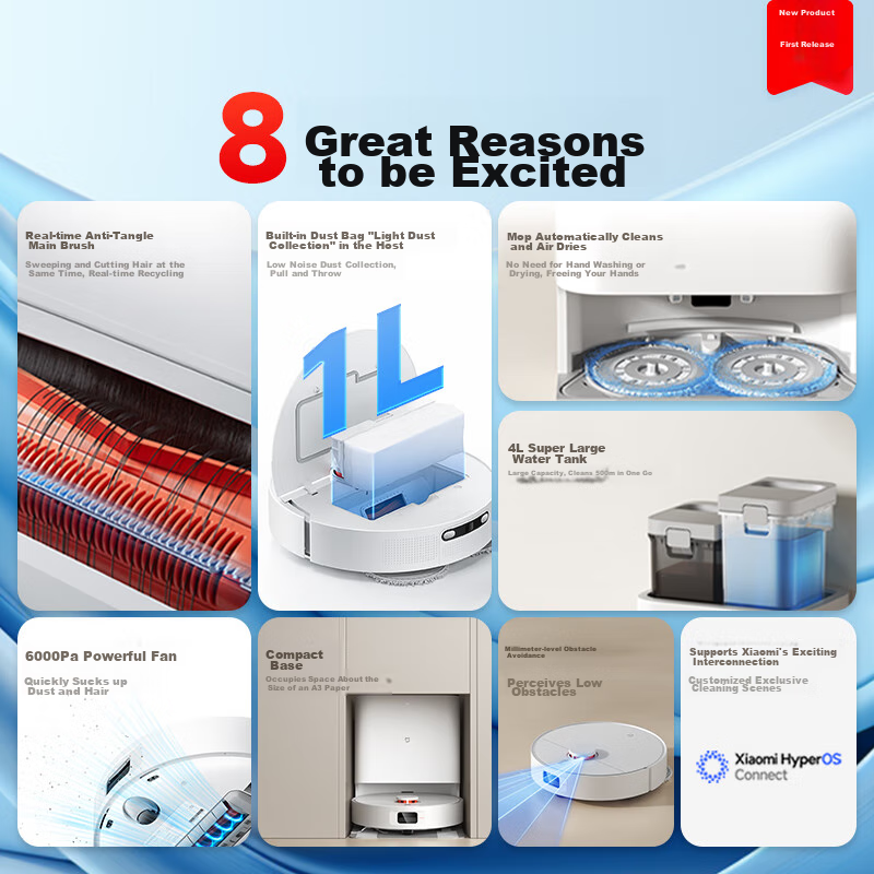 Mijia [Limited Edition] Xiaomi Robot Vacuum Cleaner, Sweeping And Mopping Robot...